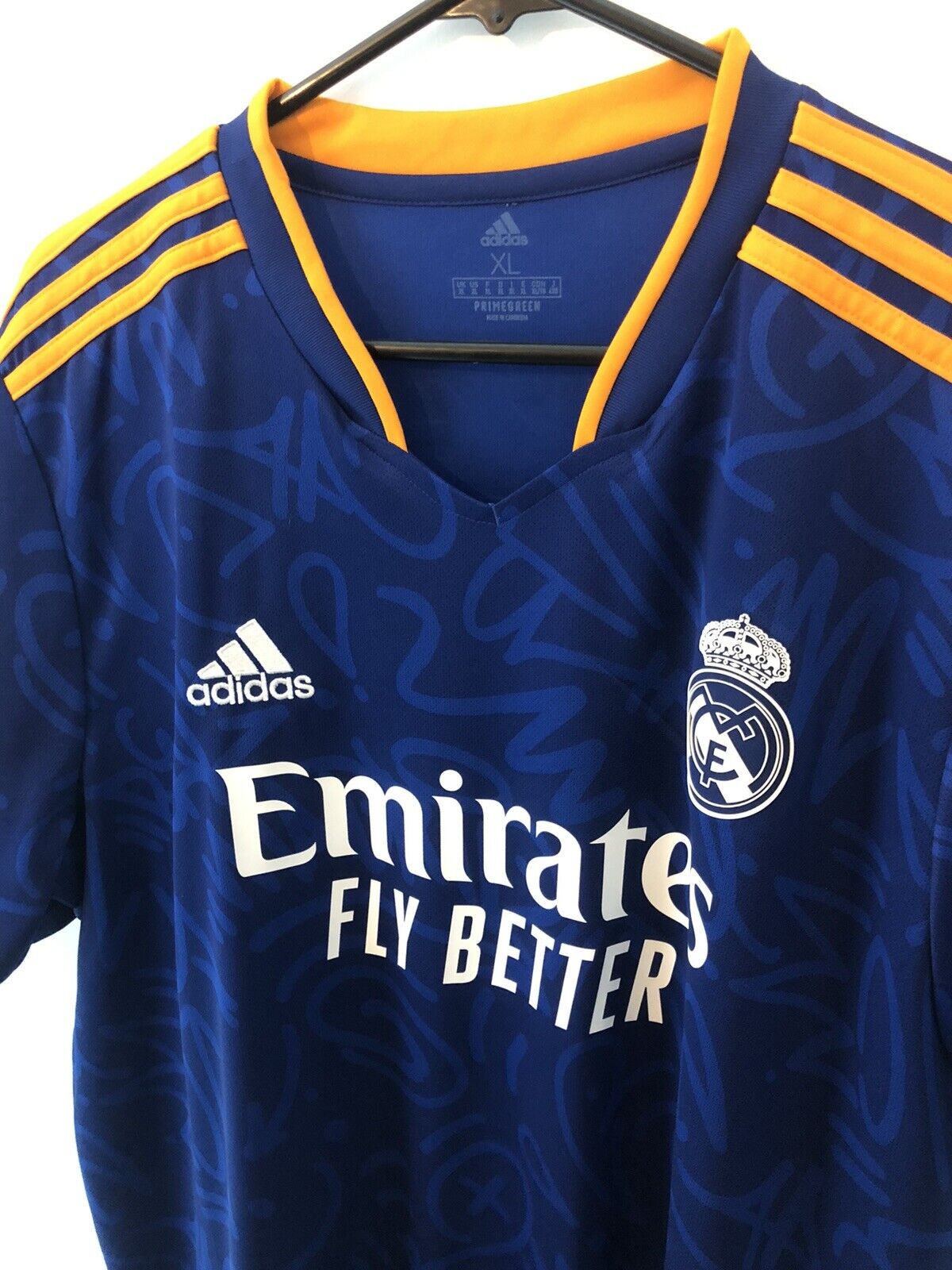 Benzema #9 Real Madrid 2021/22 XL Away Shirt Excellent Condition H40942
