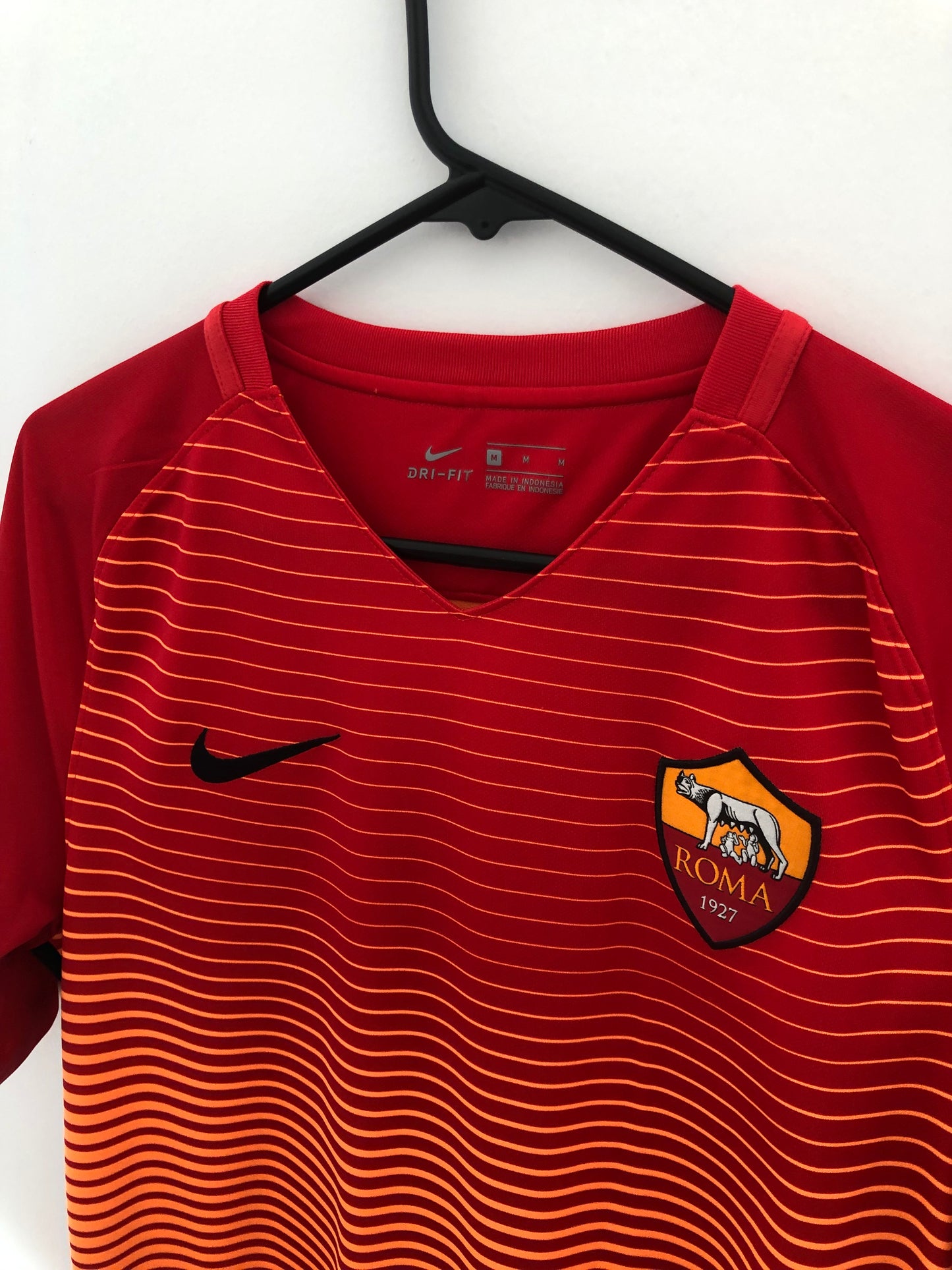 De Rossi #16 AS Roma 2016/17 3rd Medium Shirt Excellent Condition 776959-660