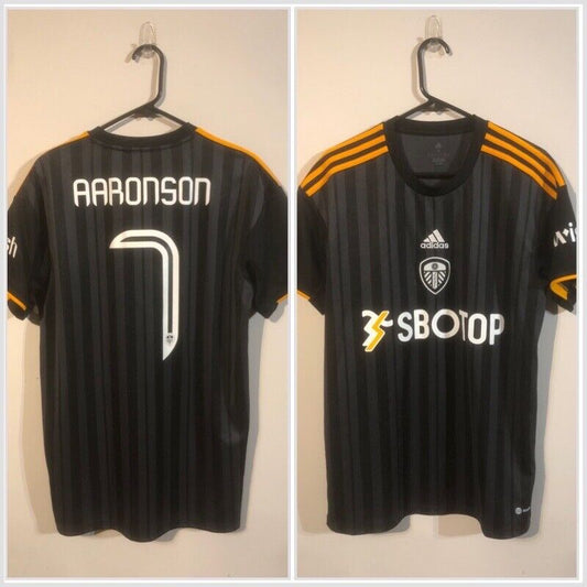 Aaronson #7 Leeds United 2022/23 Medium Third Shirt Adidas Excellent Condition
