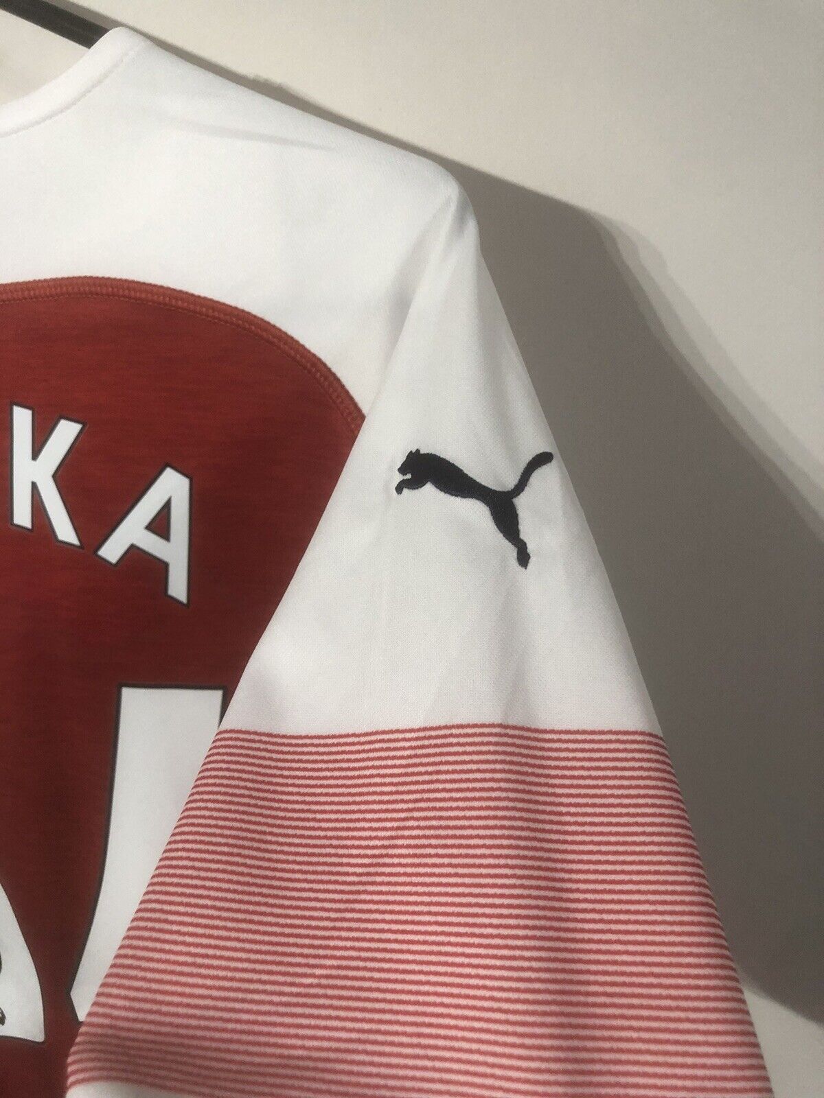Xhaka #34 Arsenal 2018/19 Xl Home Shirt Puma Excellent Condition 753209-12