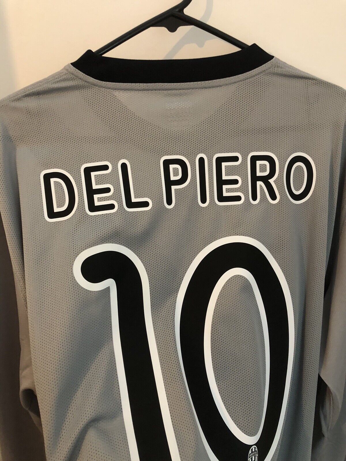 Del Piero 10 Juventus 2009 10 Xl Away Printed Wash Tag Excellent Condition