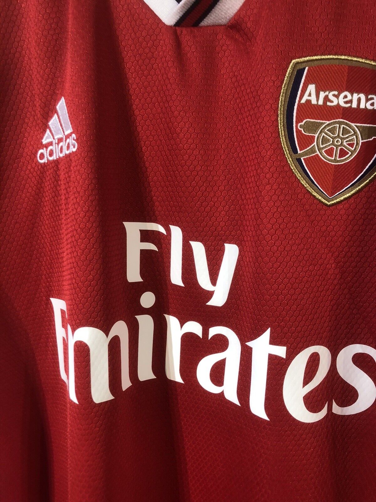 Tierney #3 Arsenal 2019/20 Medium Home Shirt Adidas Excellent Condition EH5637