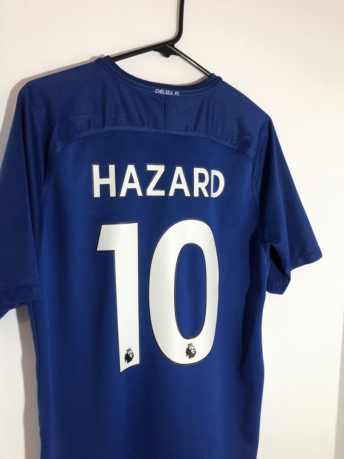 Hazard #10 Chelsea Large 2017/18 Home Shirt Nike Excellent Condition 905513-496