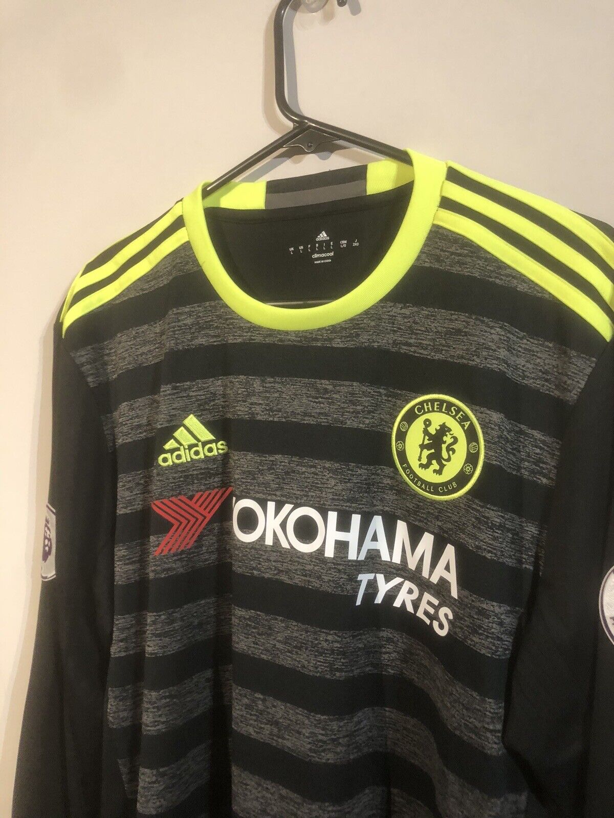 Terry #26 Chelsea 2016/17 Large L/S Away Football Shirt Adidas BNWT