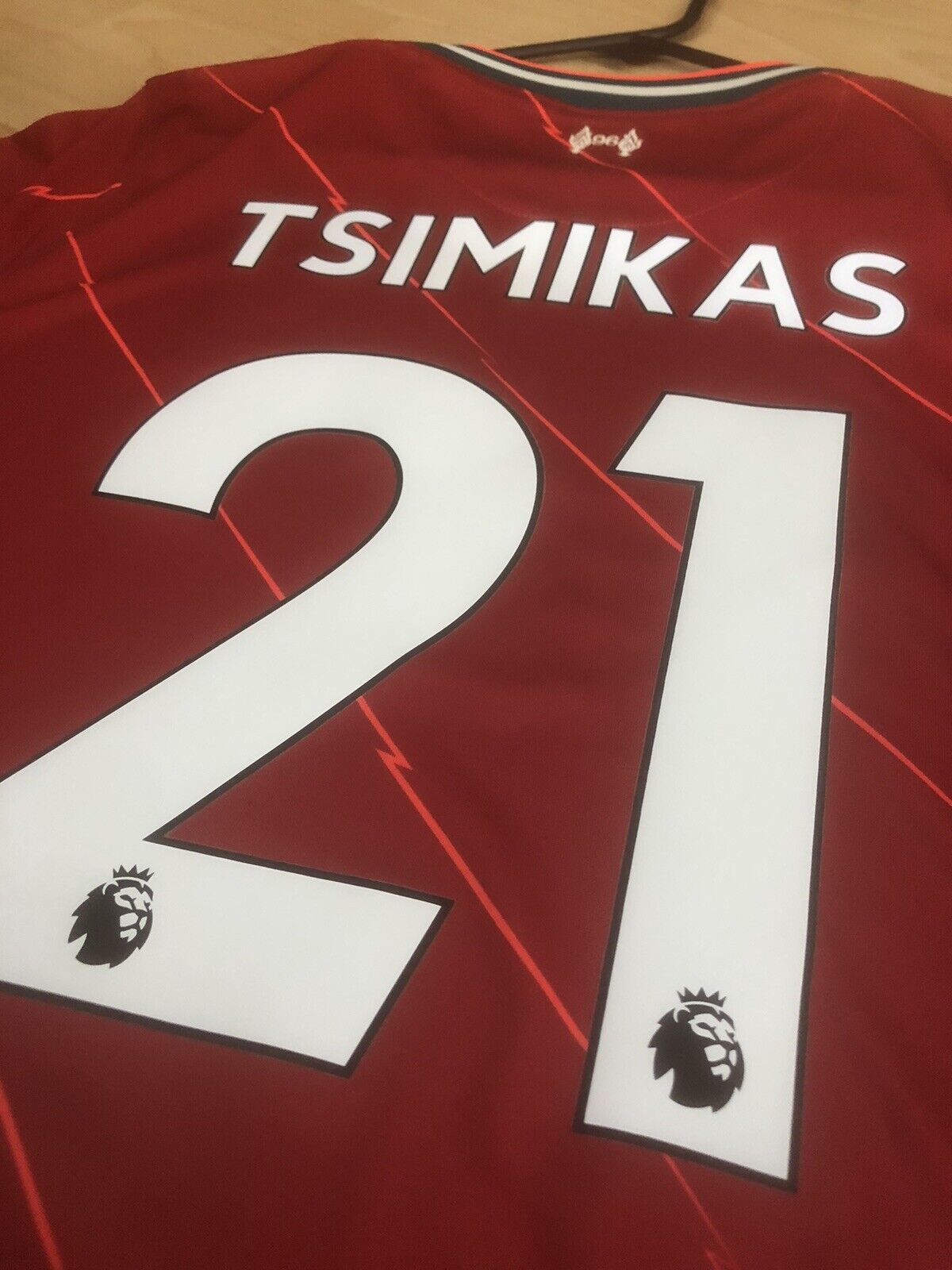 Tsimikas 21 Liverpool Medium 2021 22 Home Shirt Excellent Condition DB2560 688