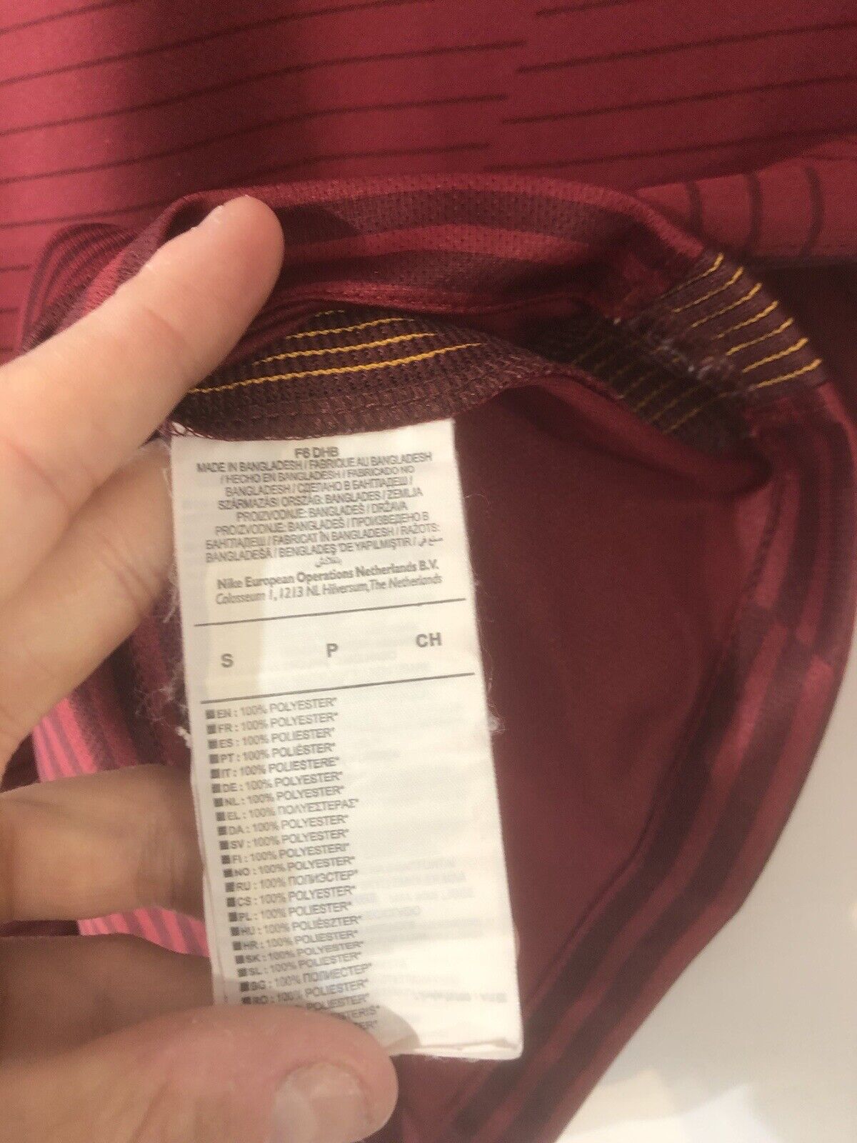 Perotti #8 AS Roma 2016/17 Small Home Football Shirt Nike Very Good Condition