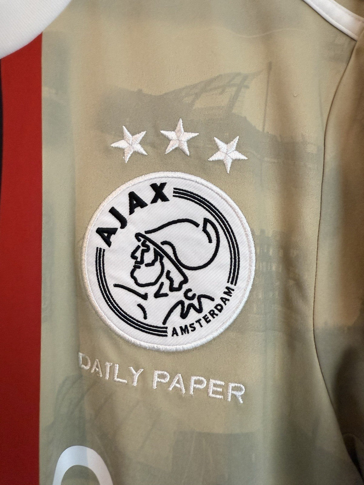 Ajax J. Timber #2 Daily Paper XL 2021/22 3rd Excellent Condition HG1393
