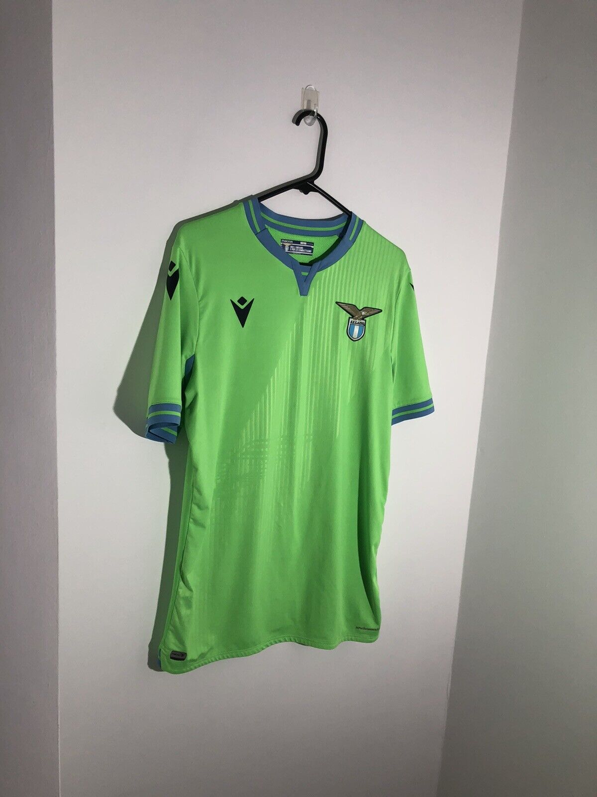 Lazio 2019 20 Away Large Shirt Macron Excellent Condition