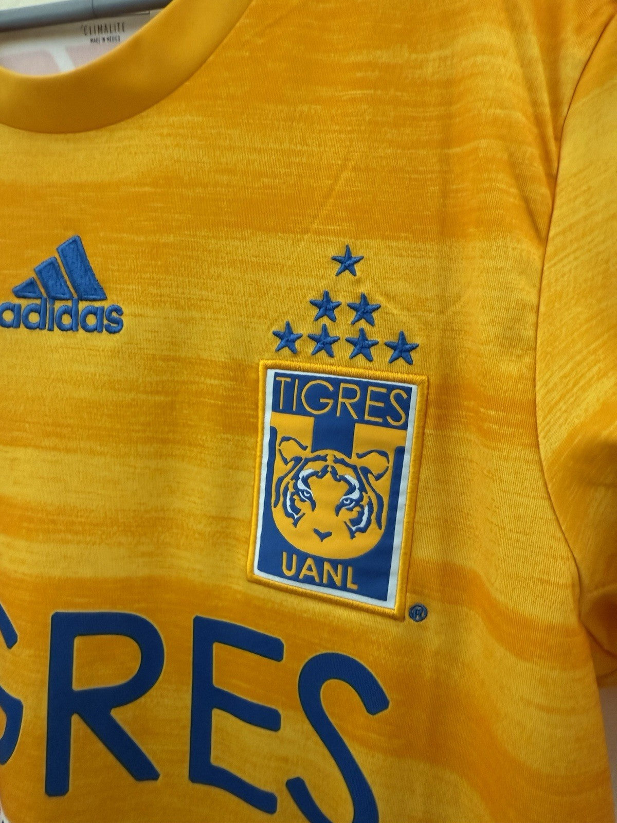 Tigres UANL 2019/20 Home Large Shirt Adidas Excellent Condition DW4383