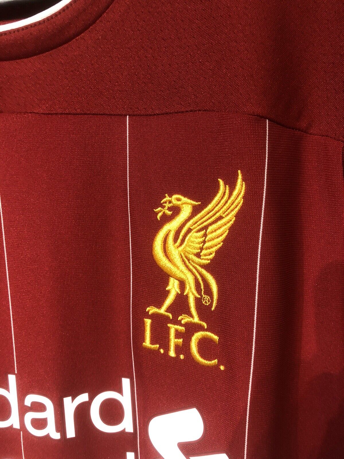 Virgil #4 Liverpool Small 2019/20 Home Shirt Jersey New Balance BNWT MT930000