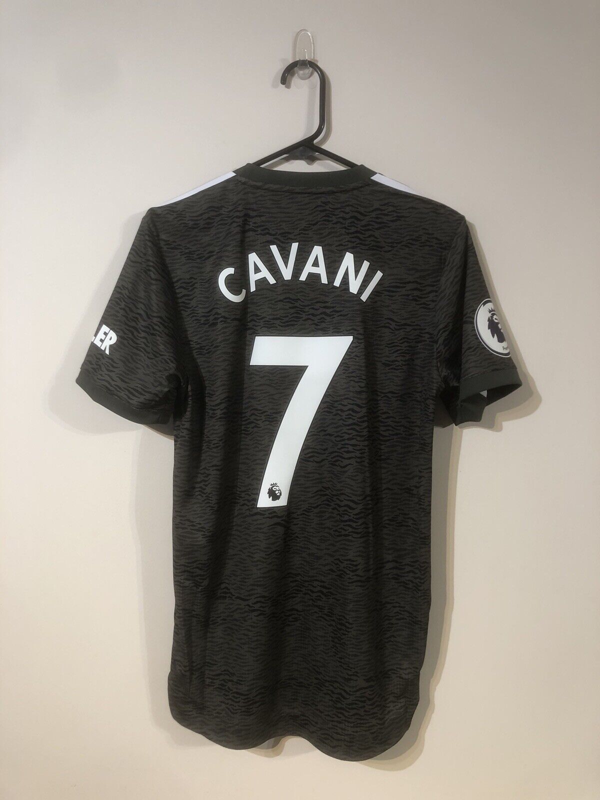 Cavani #7 BNWT Manchester United Authentic Away Small 2020/21 Shirt Adidas