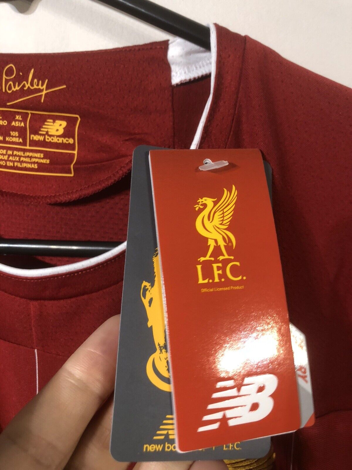 Fabinho #3 Liverpool Large CL 2019/20 Home Shirt Jersey New Balance BNWT