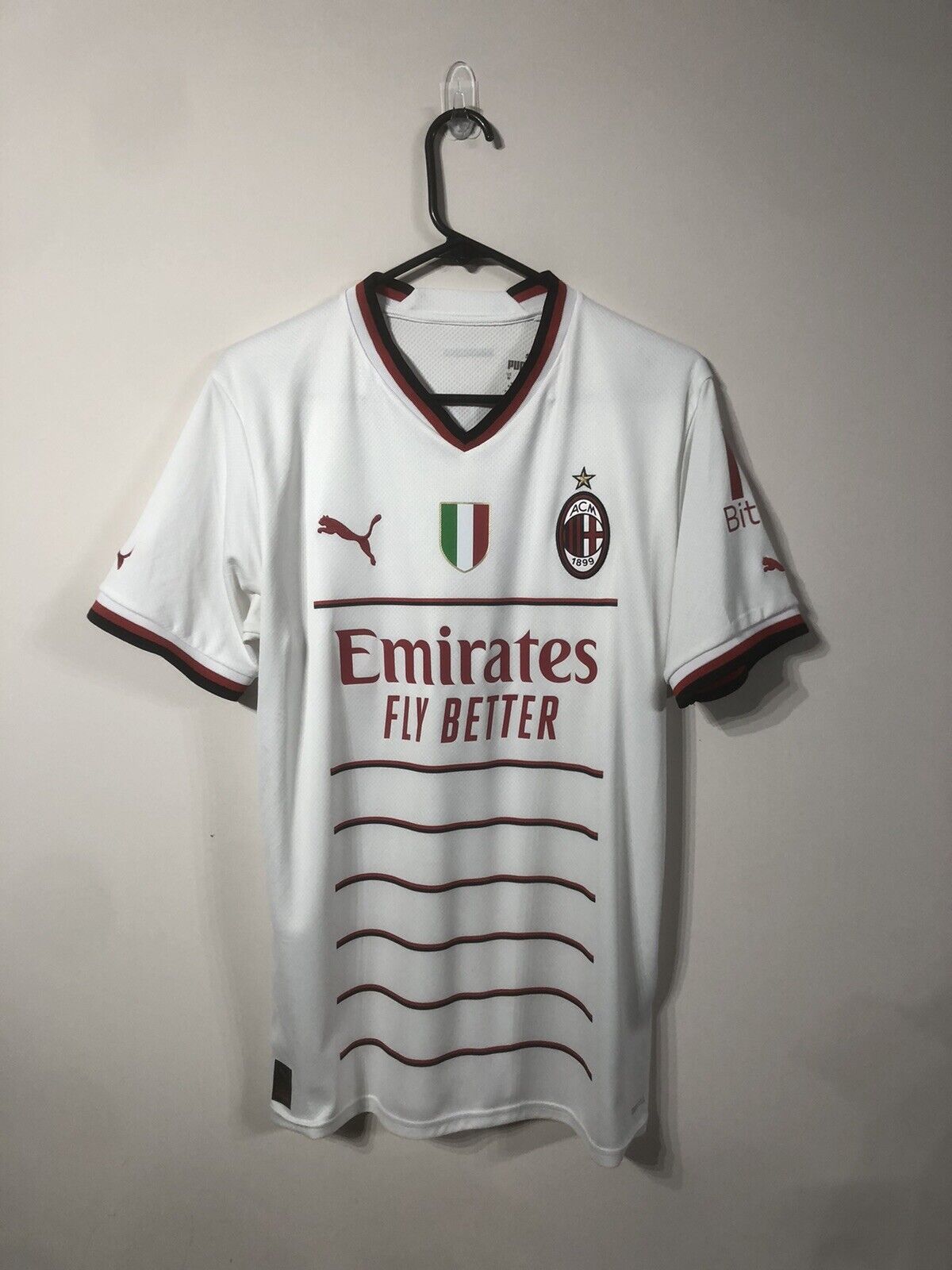 Giroud #9 AC Milan Medium 2022/23 Away Football Shirt Puma Excellent Condition