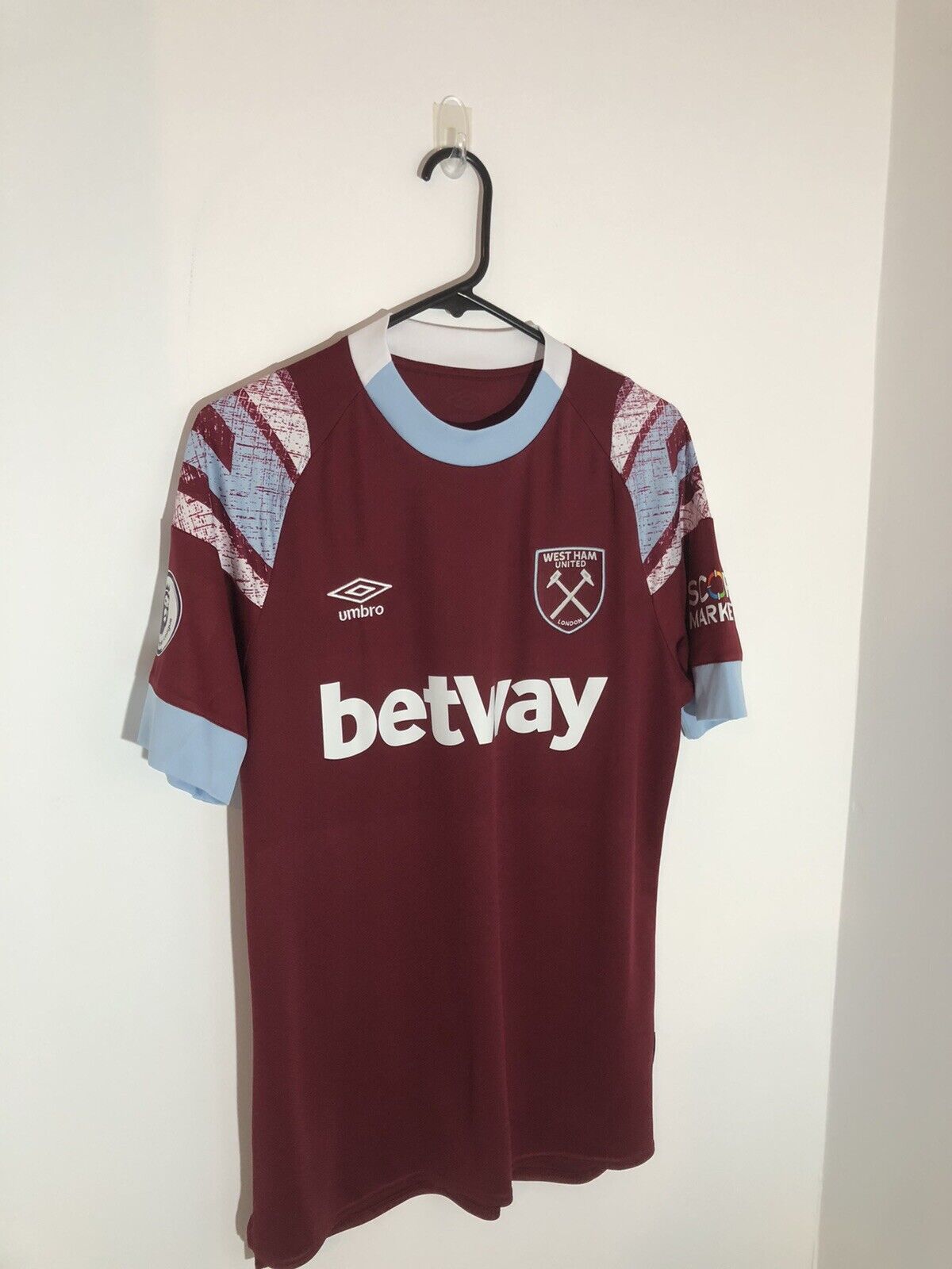Bowen #20 West Ham United 2022/23 Medium Home Umbro Excellent Condition