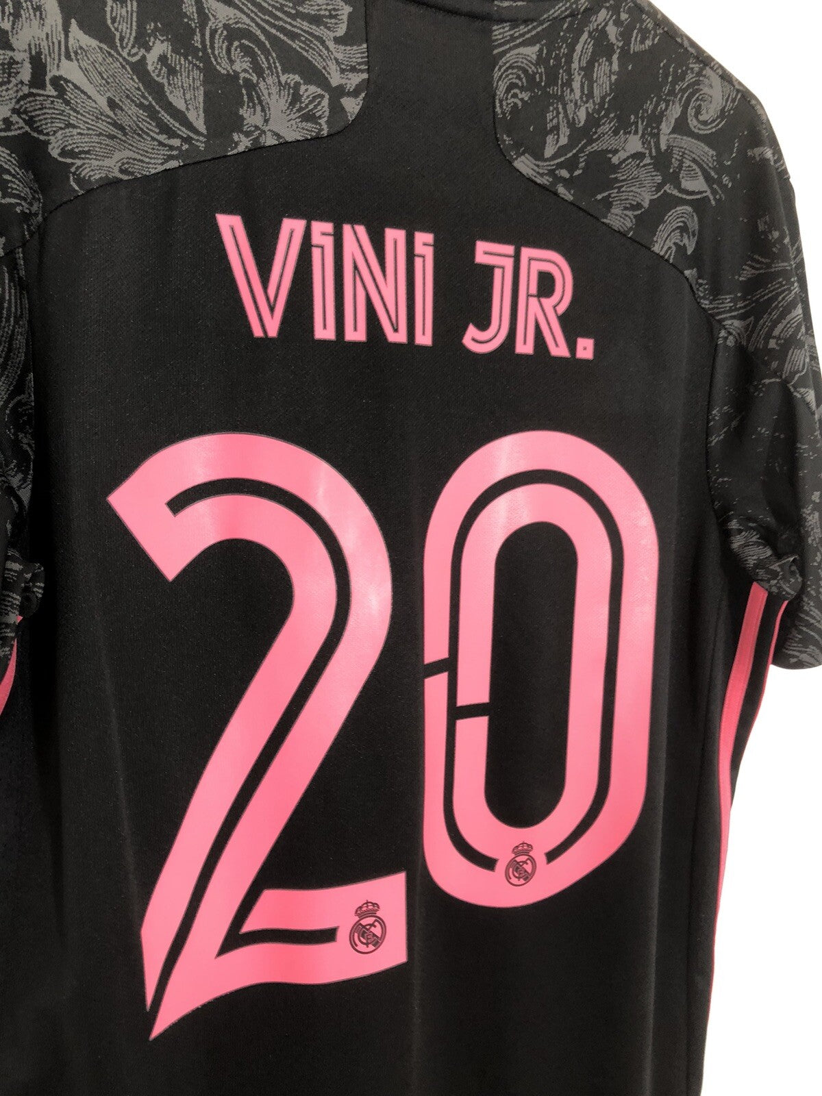 Vini Jr #20 Real Madrid 2020/21 Medium 3rd Shirt Excellent Condition GE0933
