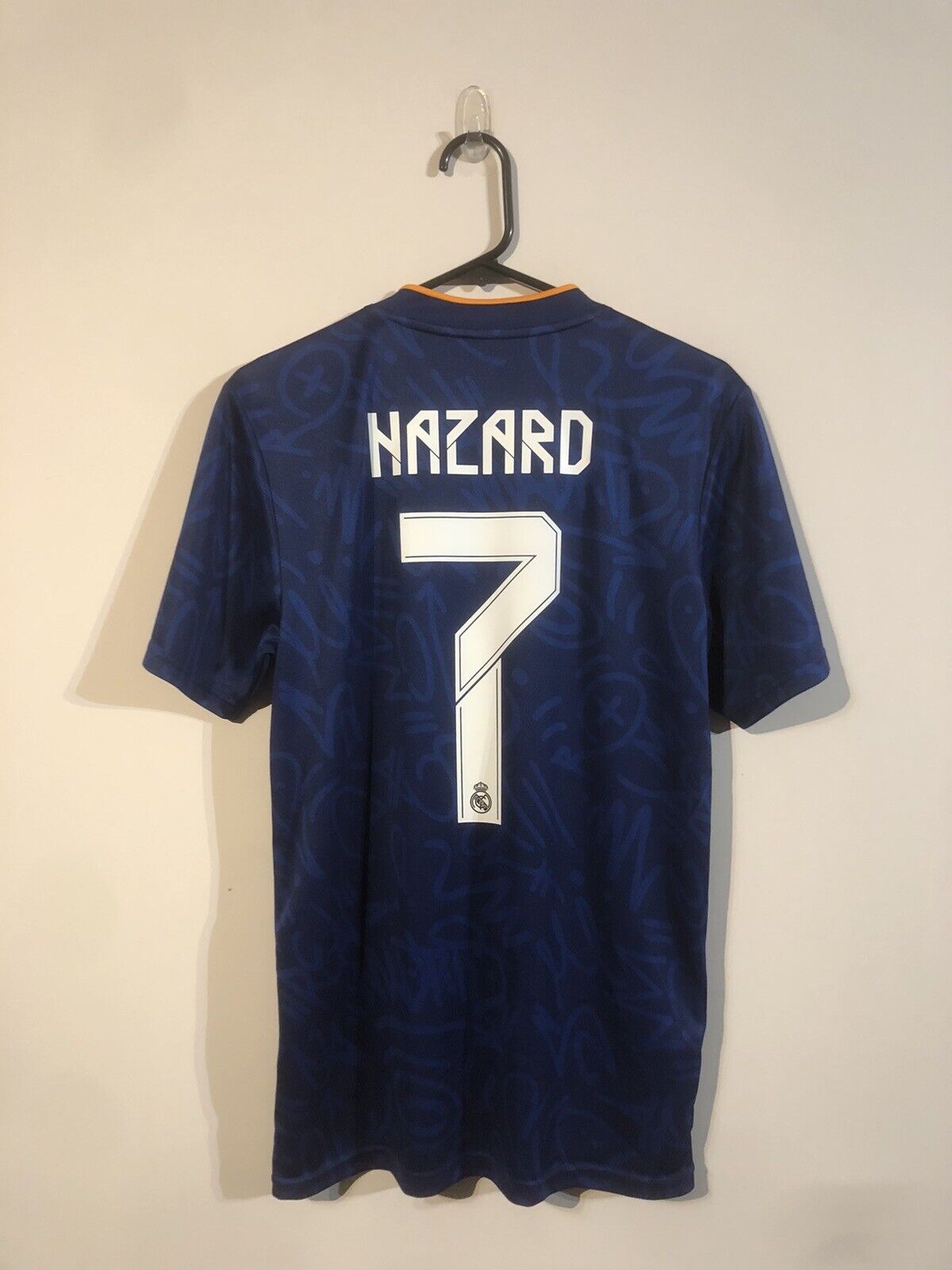Hazard #7 Real Madrid 2021/22 Small Away Shirt Excellent Condition