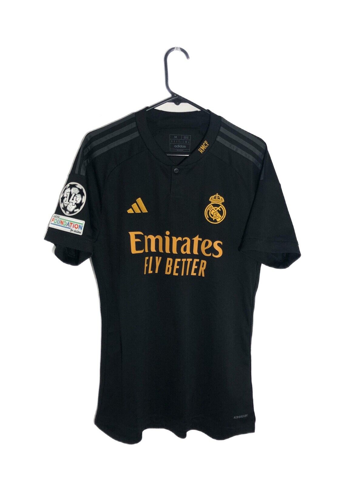 Vini Jr 7 Real Madrid 2023 24 3rd Medium Cl Shirt Excellent Condition In9846