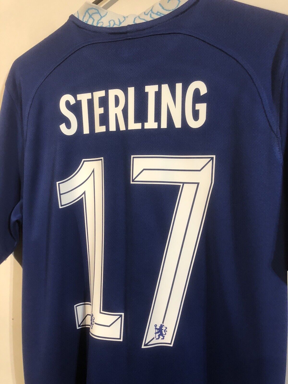Sterling #17 Chelsea Euro 2022/23 Medium Home Shirt Nike Excellent Condition