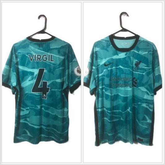 Virgil 4 Liverpool Xl 2020 21 Away Nike Excellent Condition Cz2635 354