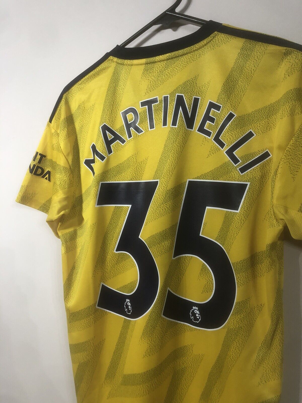 Martinelli #35 Arsenal 2019/20 Small Away Shirt Excellent Condition EH5635