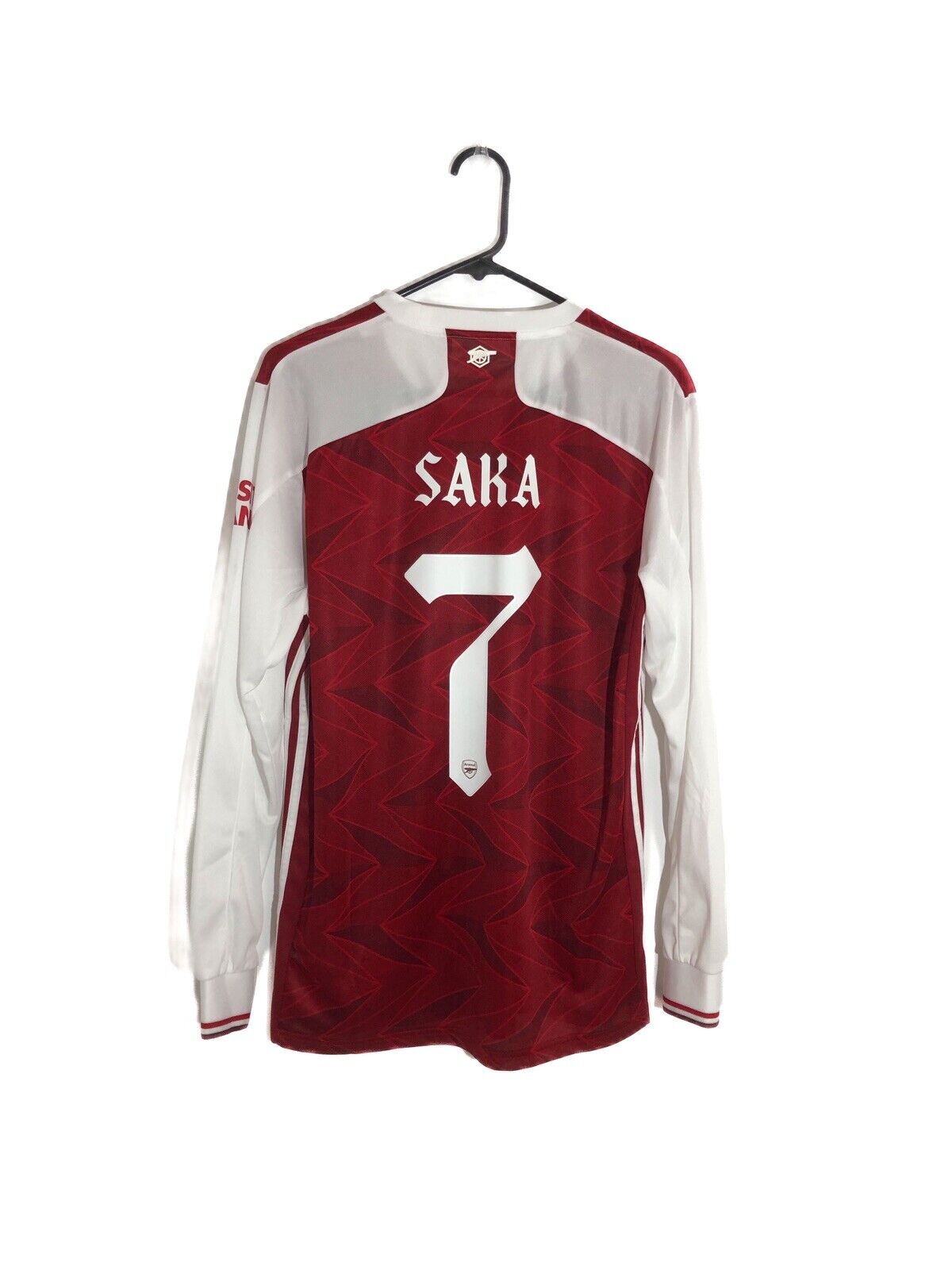 Saka #7 Arsenal 2020/21 Medium Home Shirt BNWT EH7814
