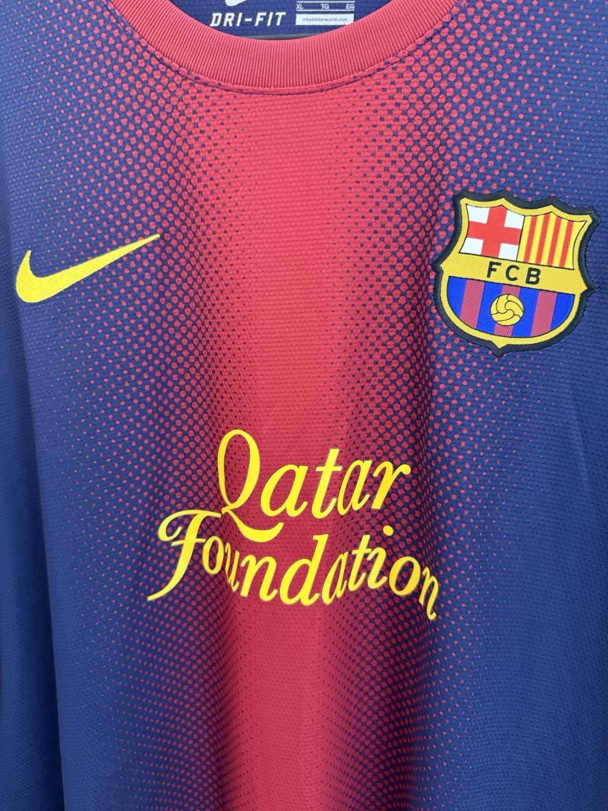 Barcelona 2012/13 XL Long Sleeve Home Nike BNWT 478324-410