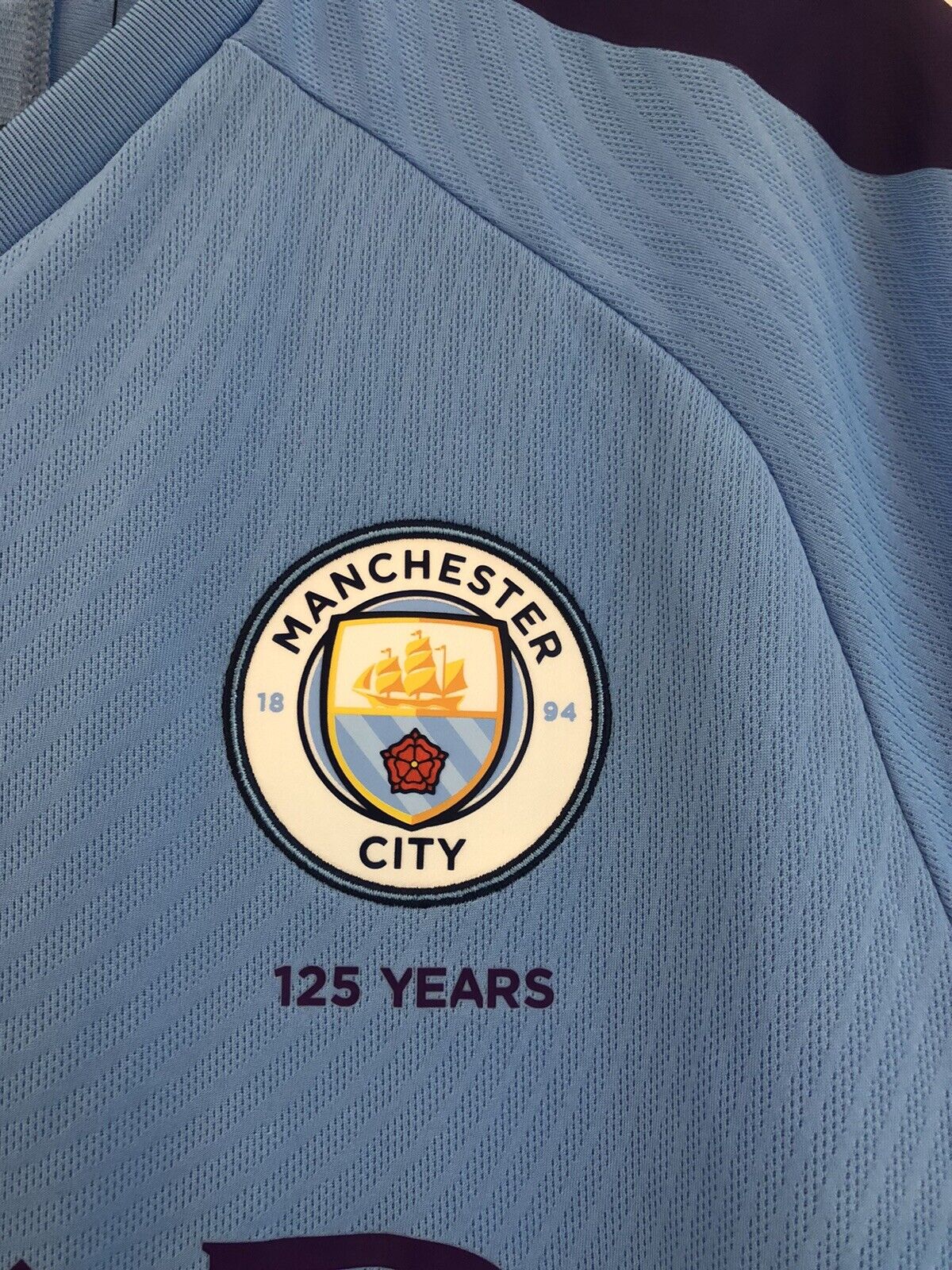 Silva 21 Manchester City 2019 20 Xl Home Shirt Excellent Condition 755586 01