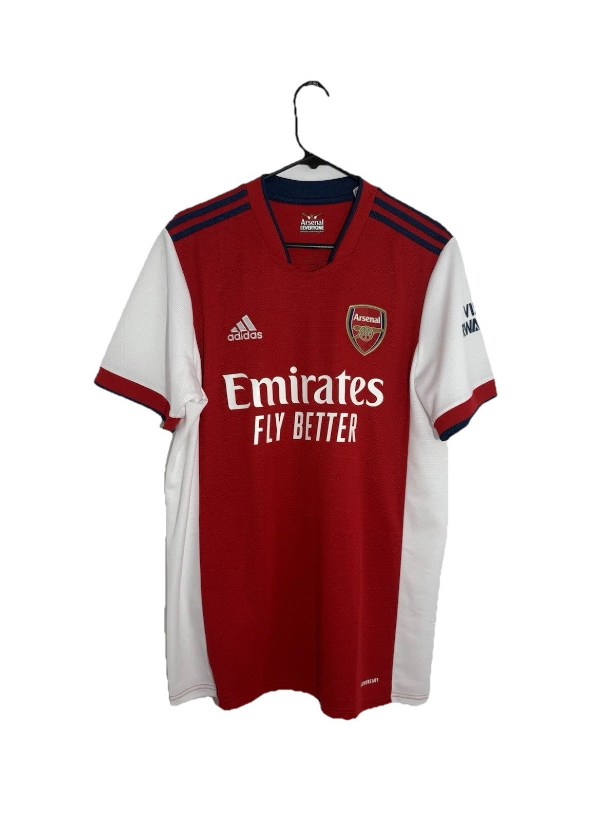 Arsenal Tierney #3 2021/22 Large Home Shirt Adidas Excellent Condition GM0217