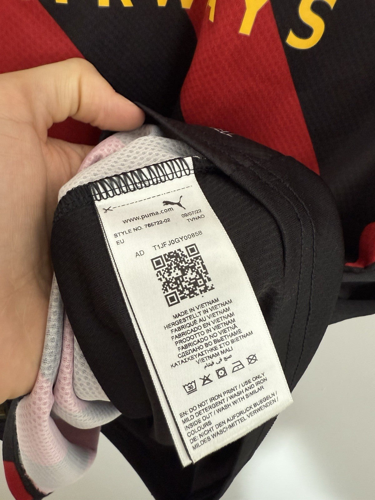 Manchester City De Bruyne #17 2022/23 XL Away Shirt Excellent Conditio 765722-02