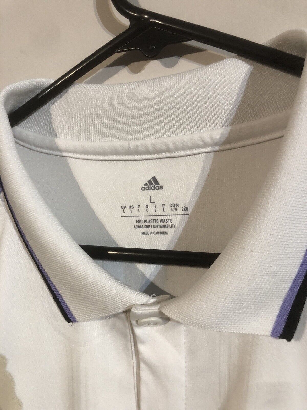 Alaba #4 Real Madrid 2022/23 Home Large Shirt Adidas Excellent Condition