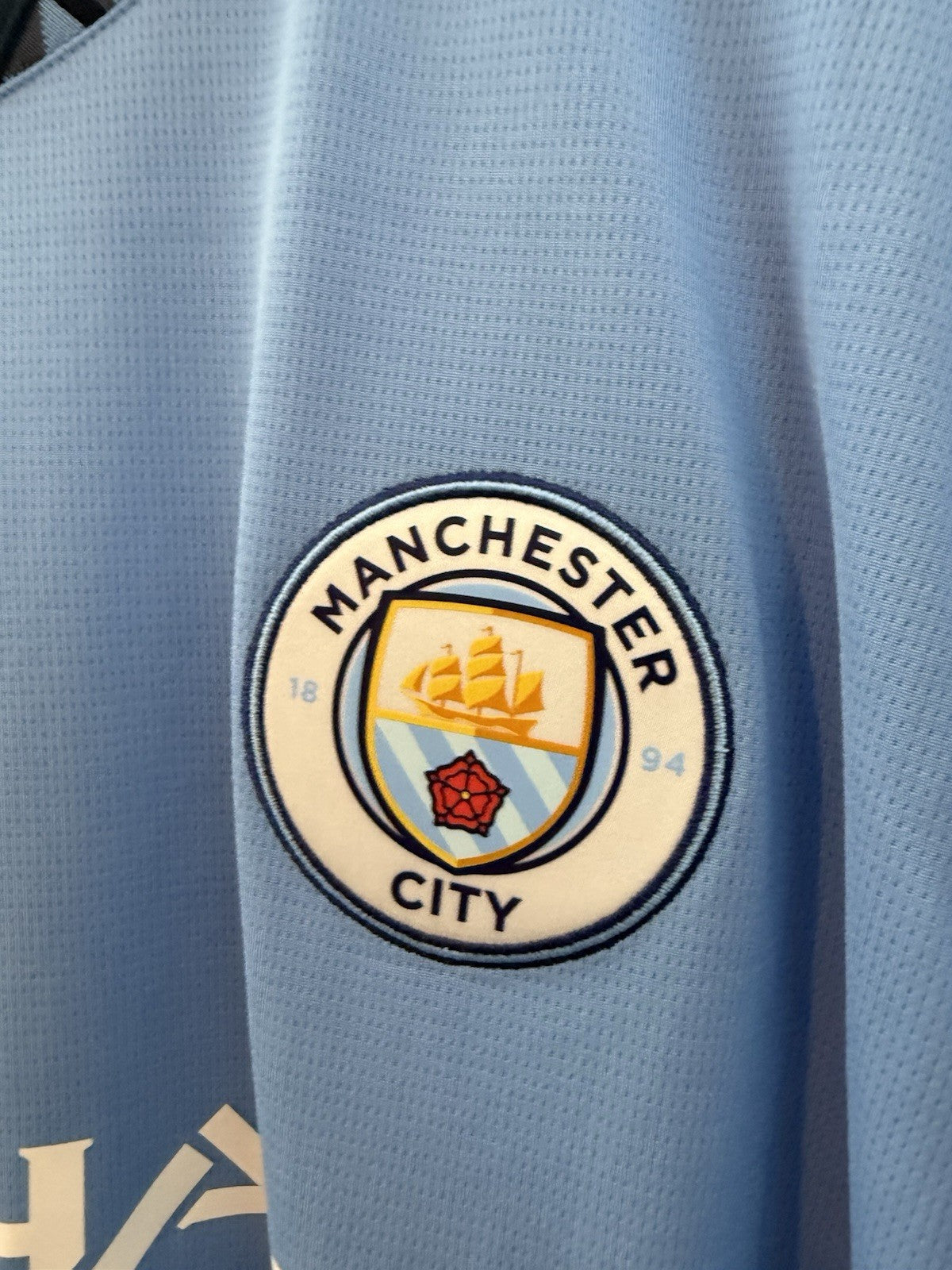 Manchester City Haaland #9 2024/25 Large LS Home BNWT 775076-01