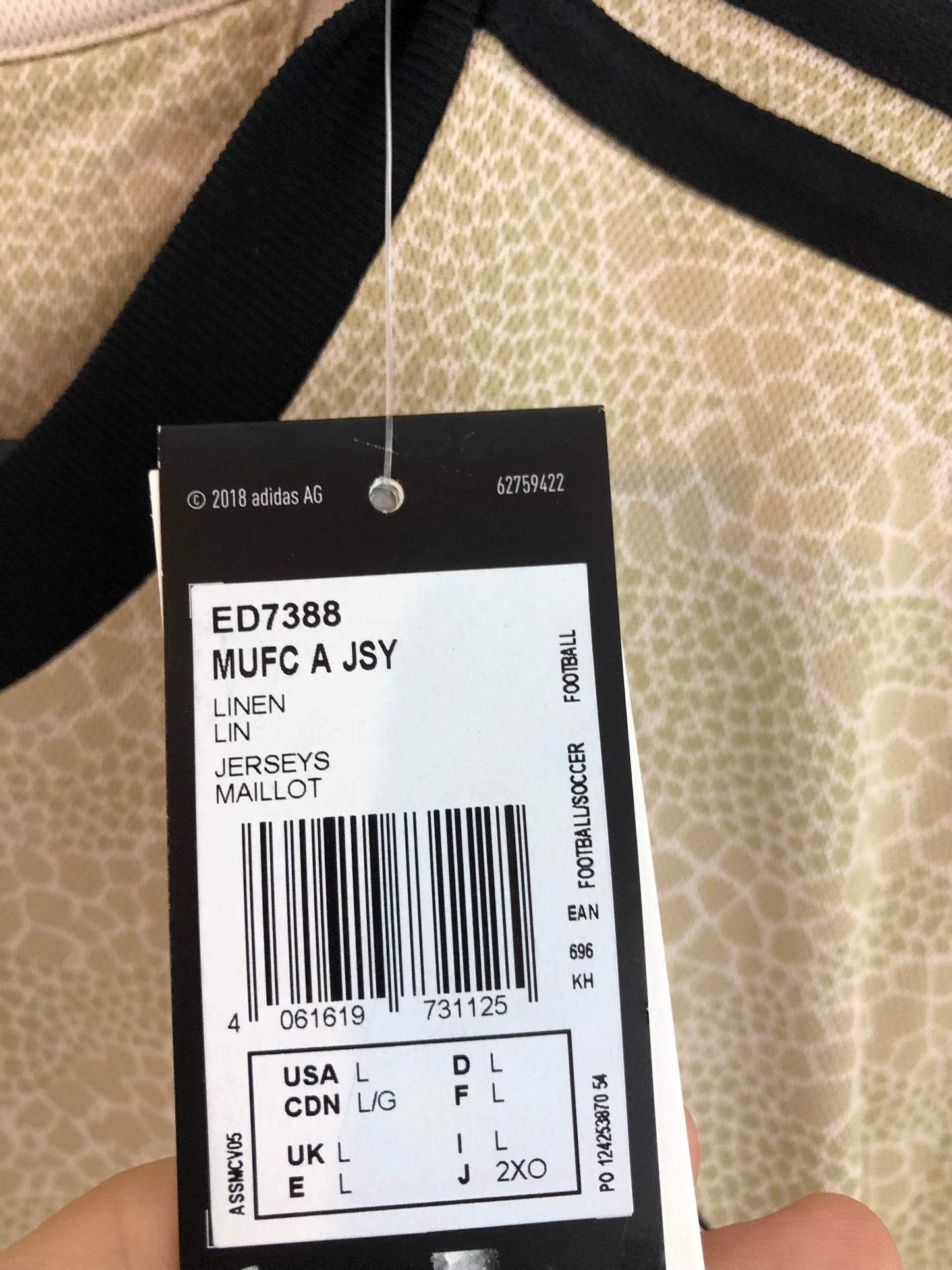 Martial #9 Manchester United 2019/20 Away Large Shirt BNWT Ed7388