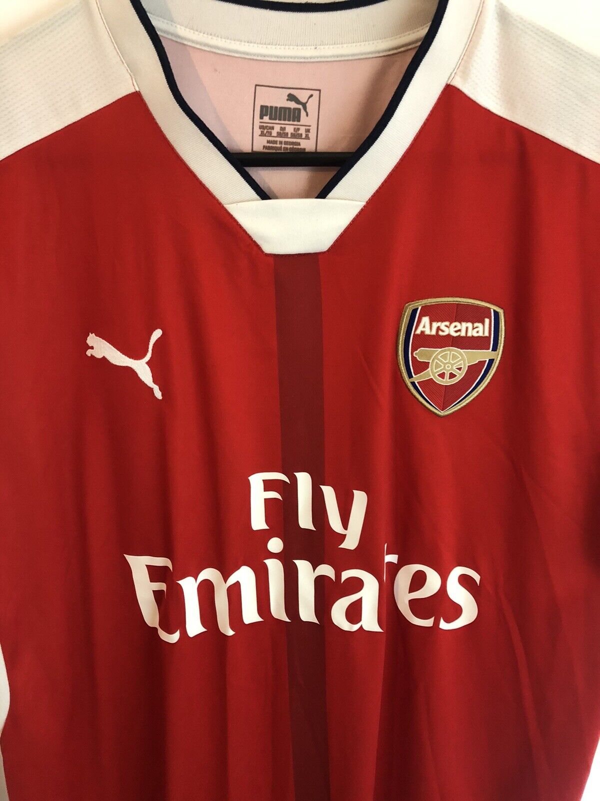 Ramsey #8 Arsenal 2016/17 Xl Home Shirt Puma Very Good Condition 749712