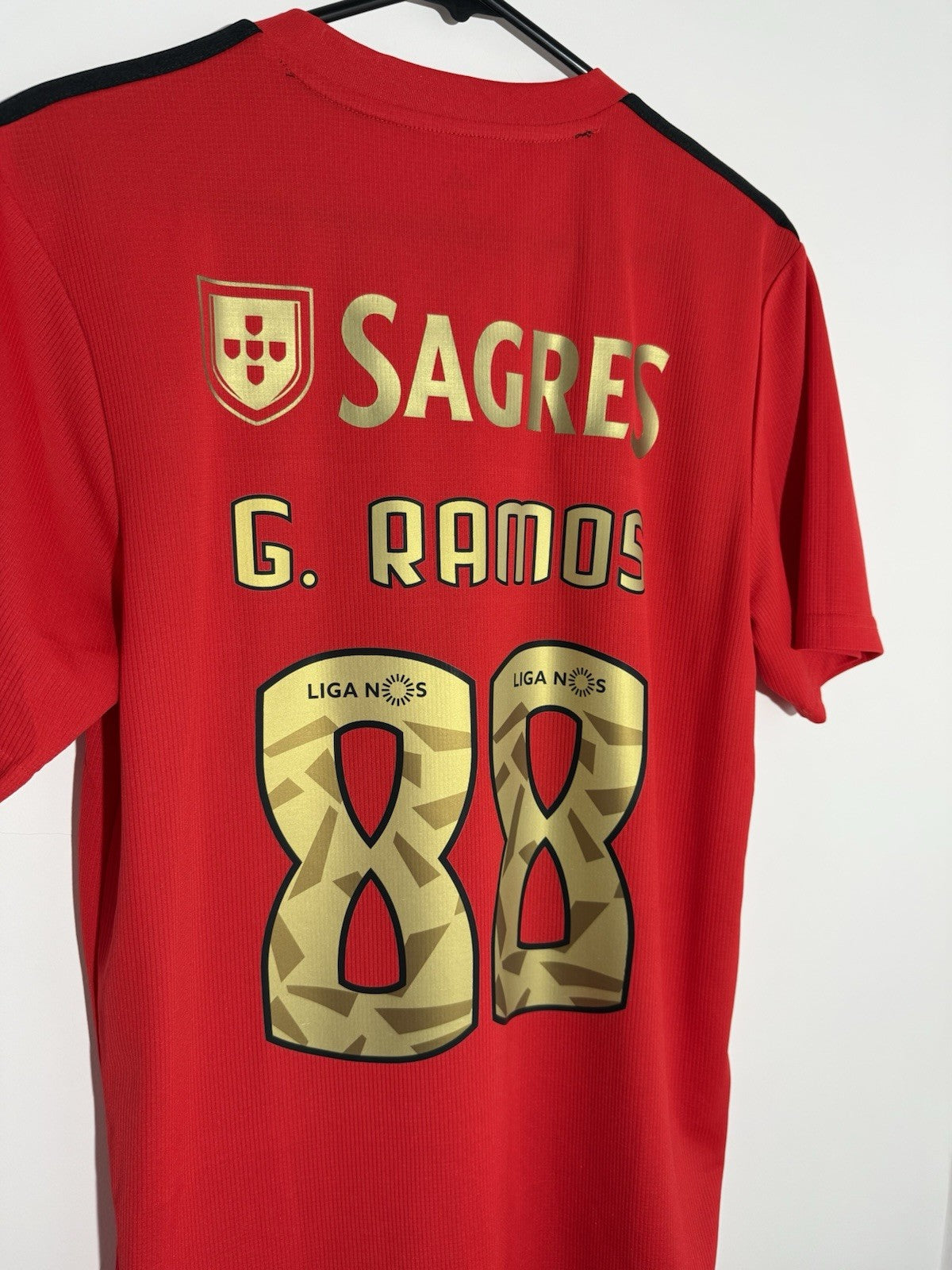 Benfica G. Ramos #88 2020/21 Medium Home Shirt Adidas Excellent Condition GJ9537