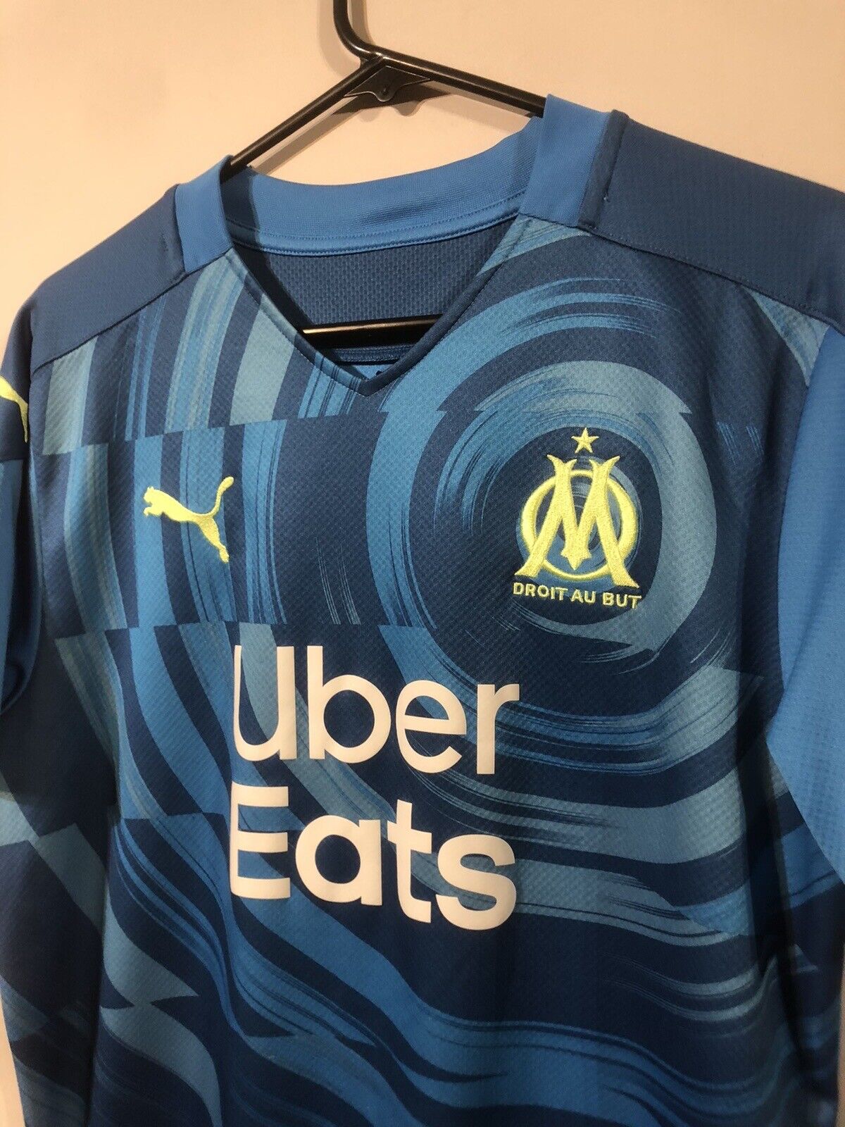 Alvaro #3 Olympique Marseille 2020/21 Medium 3rd Shirt Puma Excellent Condition