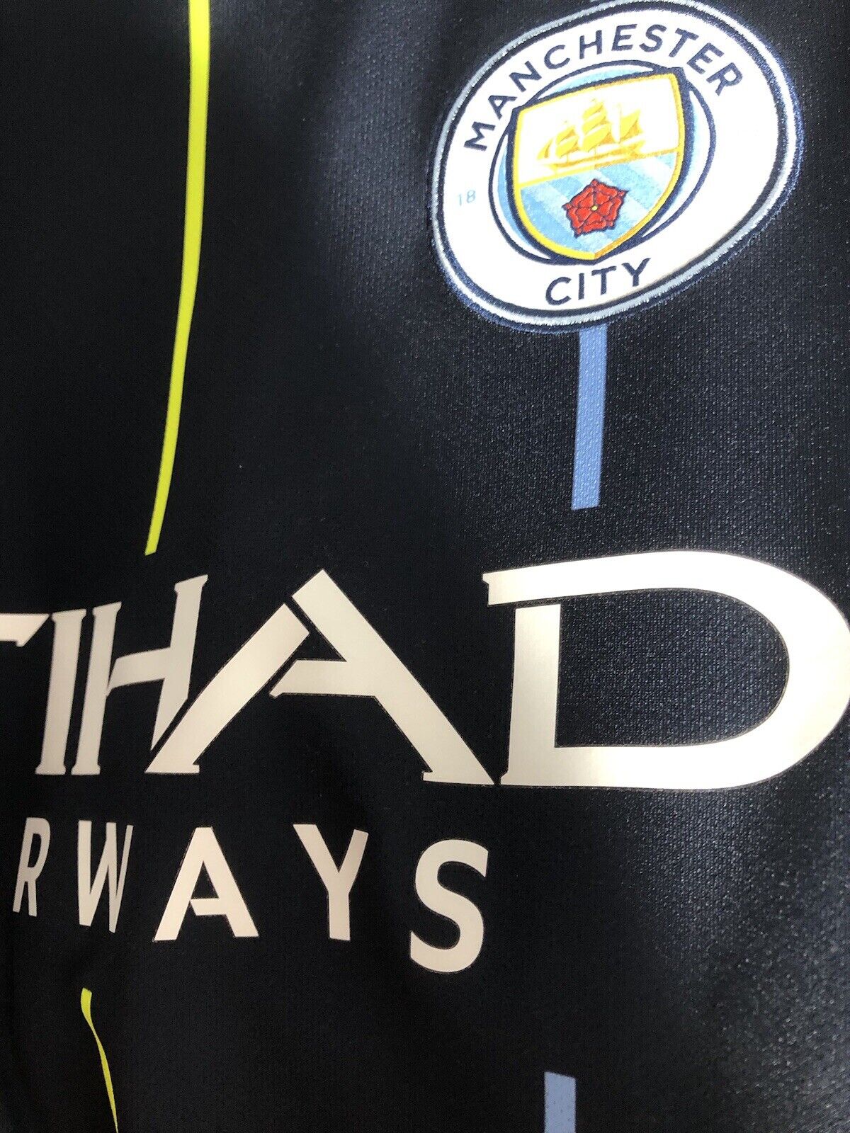 De Bruyne 17 Manchester City 2018 19 Large Away Excellent Condition 919002 476