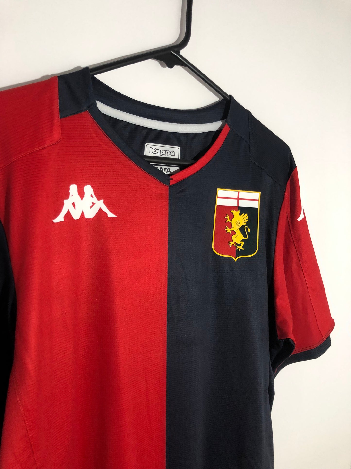 Genoa Xl Kappa 2019/20 Slim Fit Home Shirt BNWT 304tpa0