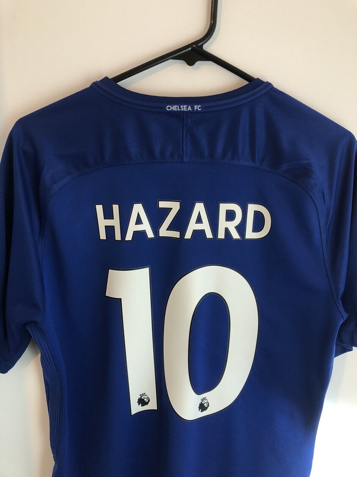 Hazard #10 Chelsea Large 2017/18 Home Shirt Nike Excellent Condition 905513-496