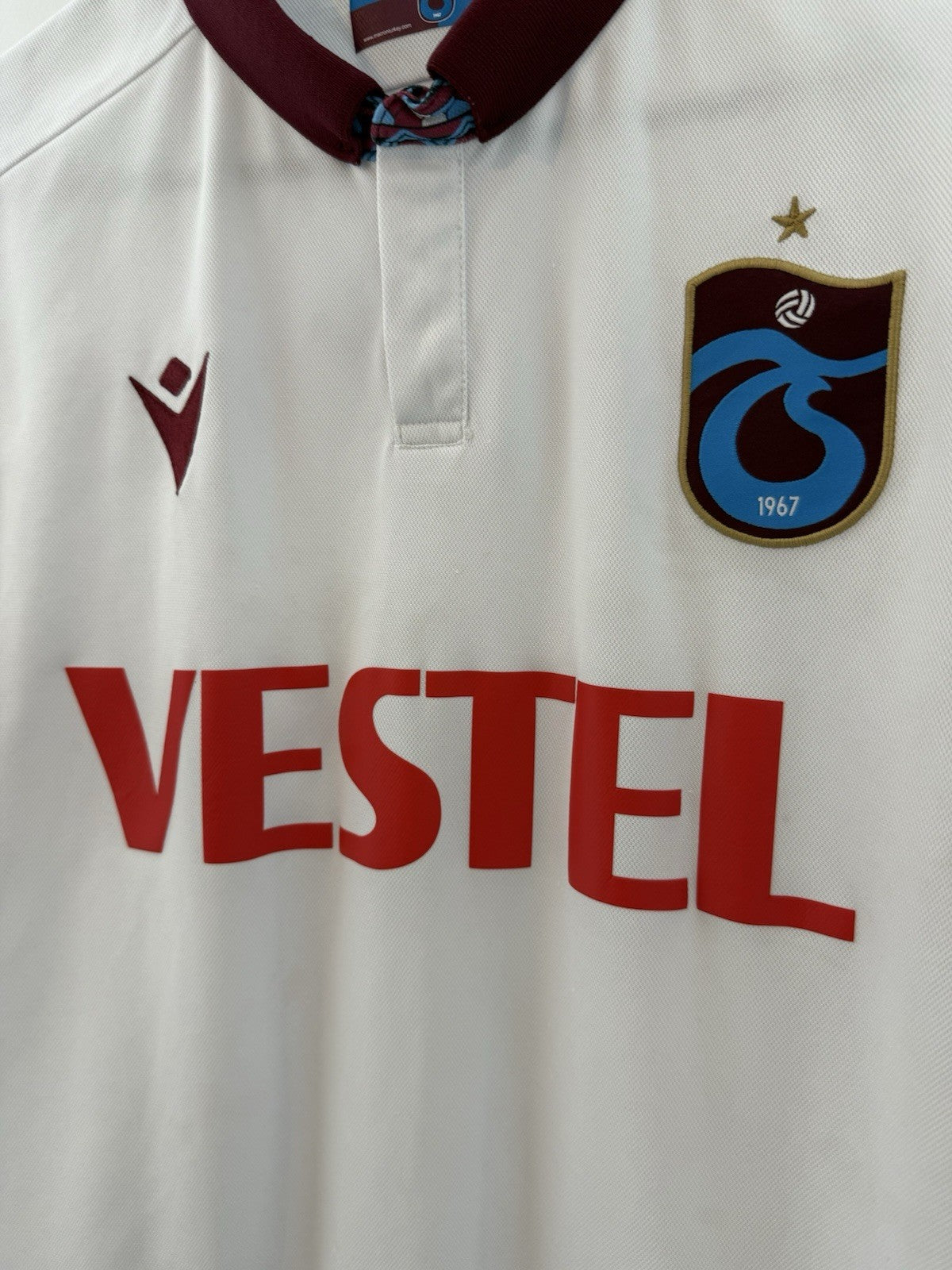 Trabzonspor 2020/21 Small Away Shirt Macron Excellent Condition