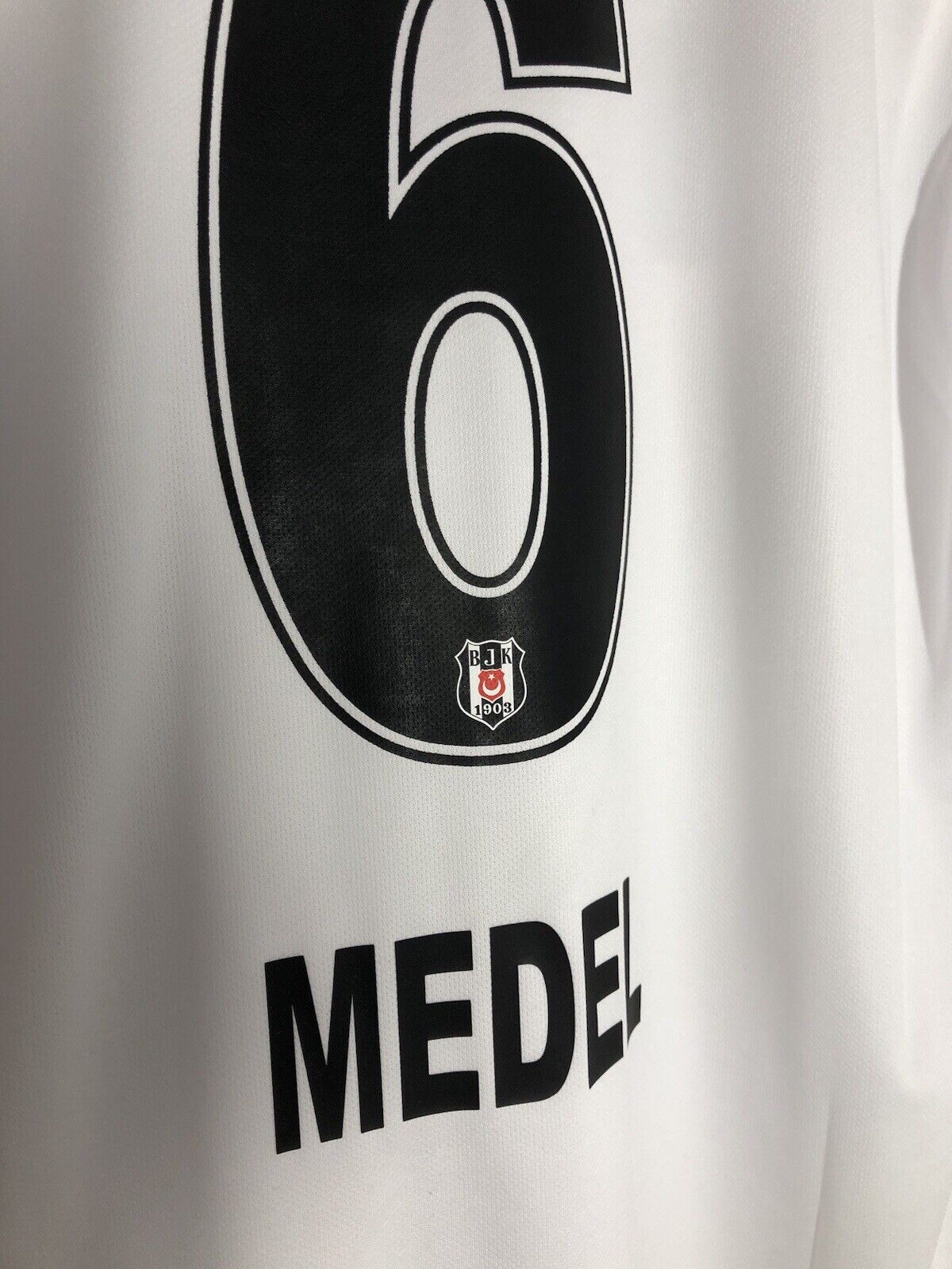 Medel 6 Besiktas Medium Home 2018 19 Shirt Adidas Excellent Condition Cg0691