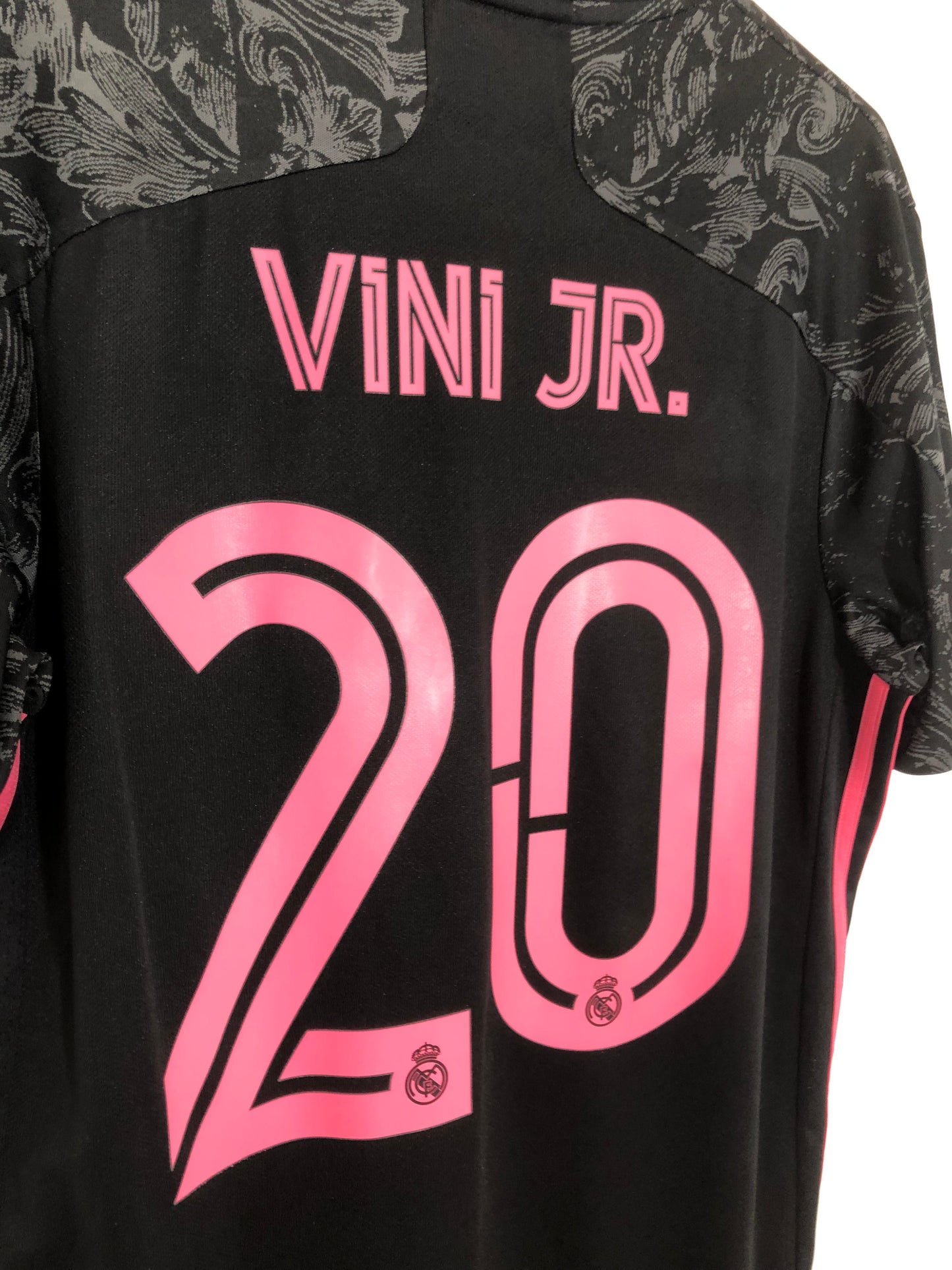 Vini Jr #20 Real Madrid 2020/21 Medium 3rd Shirt Excellent Condition GE0933