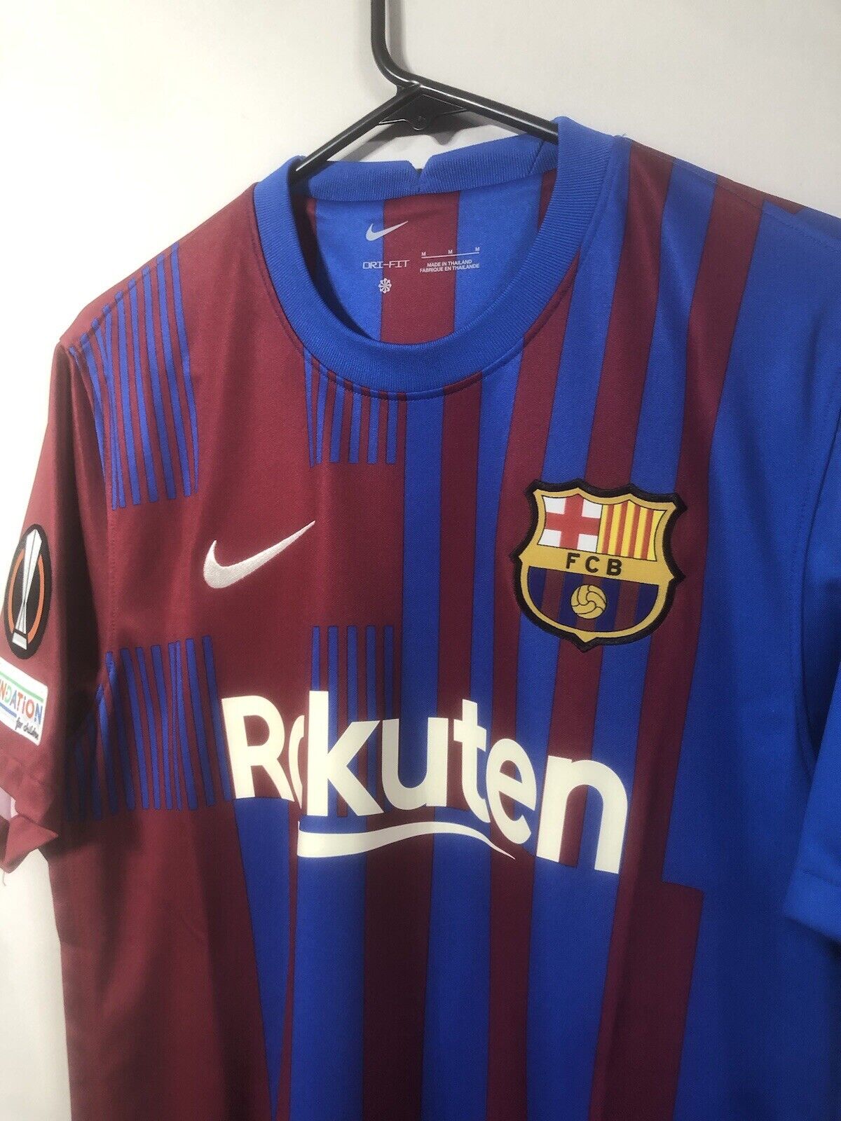 Pedri #16 Barcelona Medium 2021/22 Euro Home BNWT CV7891-428