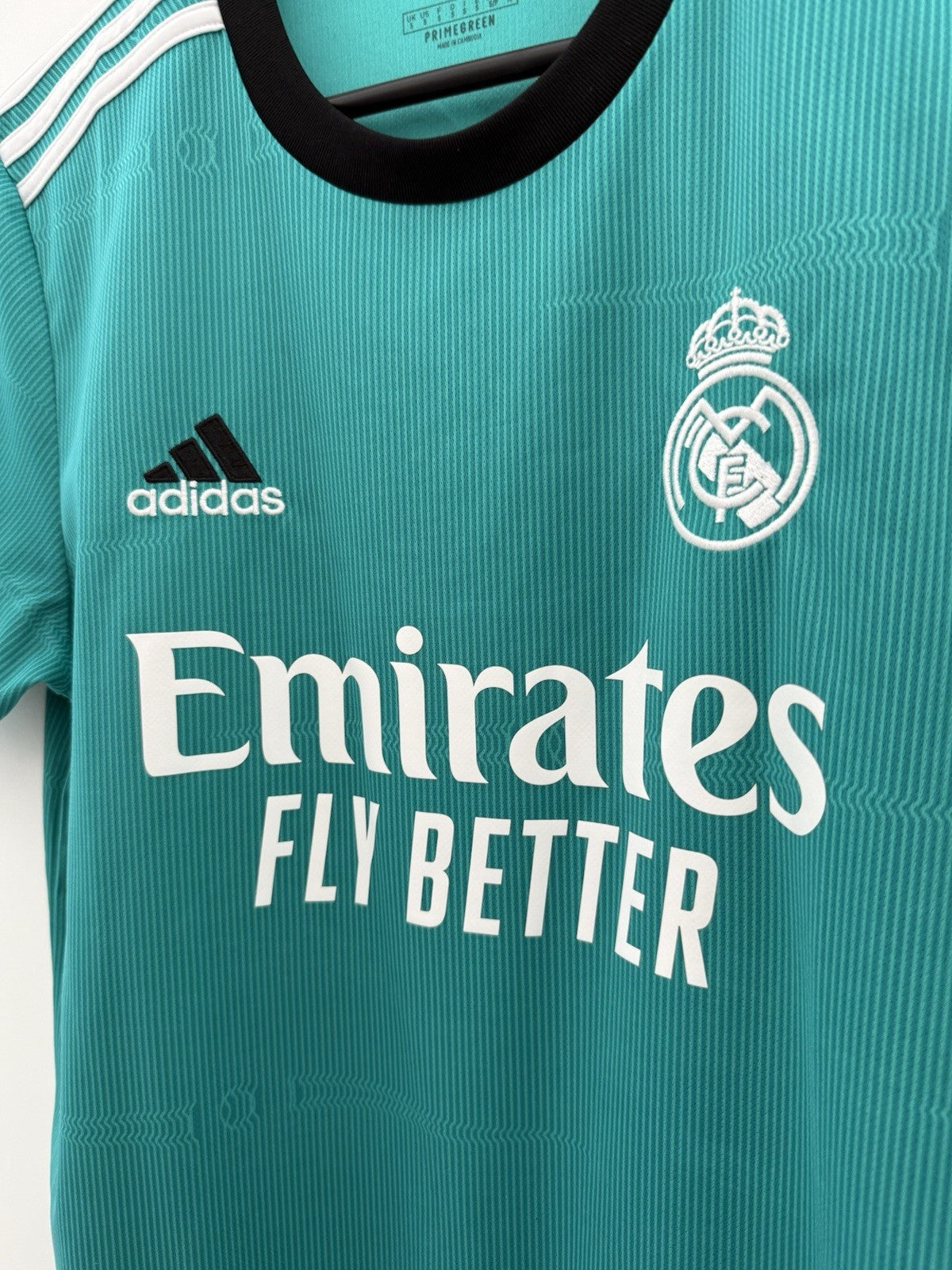 Real Madrid Hazard #7 2021/22 Small 3rd Shirt Excellent Condition H40951