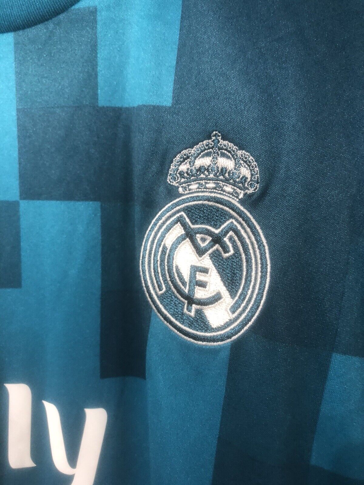 Kroos 8 Real Madrid 2017 18 Small 3rd Shirt Adidas Excellent Condition Br3539