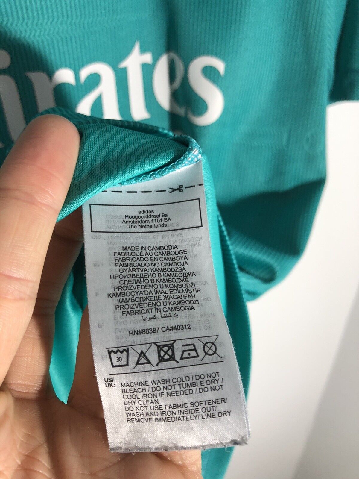 Bale 18 Real Madrid 2021 22 Medium 3rd Shirt Excellent Condition H40951