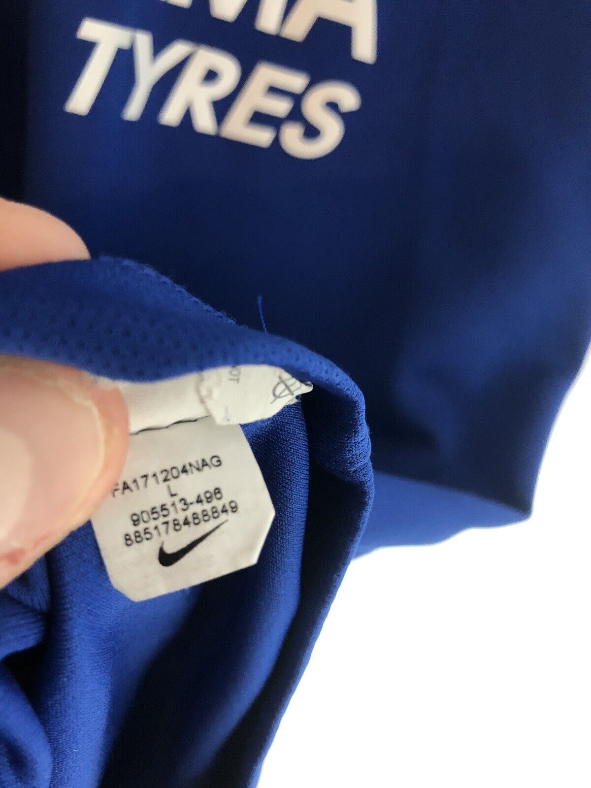 Hazard #10 Chelsea Large 2017/18 Home Shirt Nike Excellent Condition 905513-496