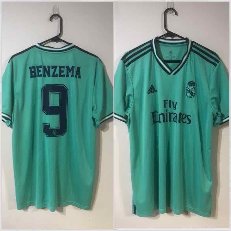 Benezma #9 Real Madrid 2019/20 XL 3rd Shirt Adidas Excellent Condition