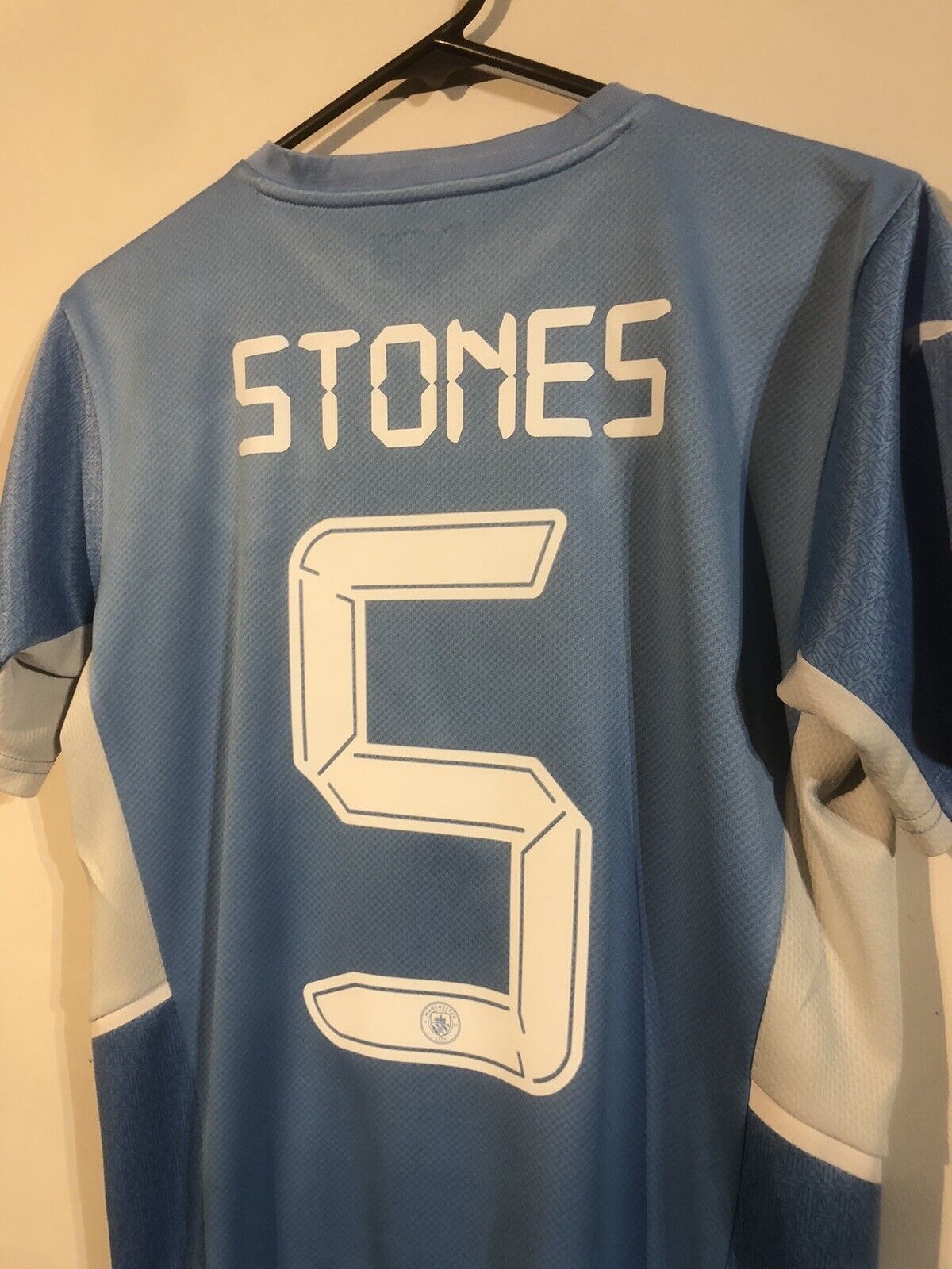 Stones #5 Manchester City 2021/22 Small Home Shirt Excellent Condition