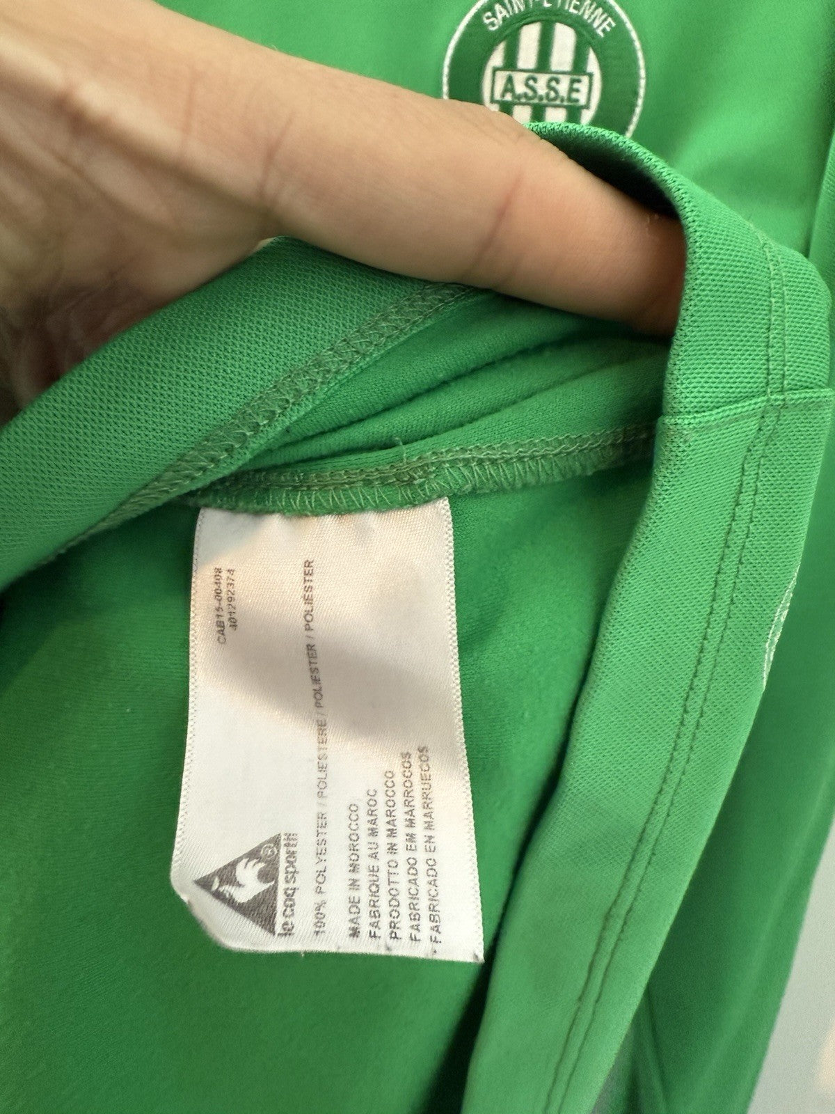 AS Saint-Étienne 2015/16 Large Home Shirt Le Coq Sportif Very Good Condition