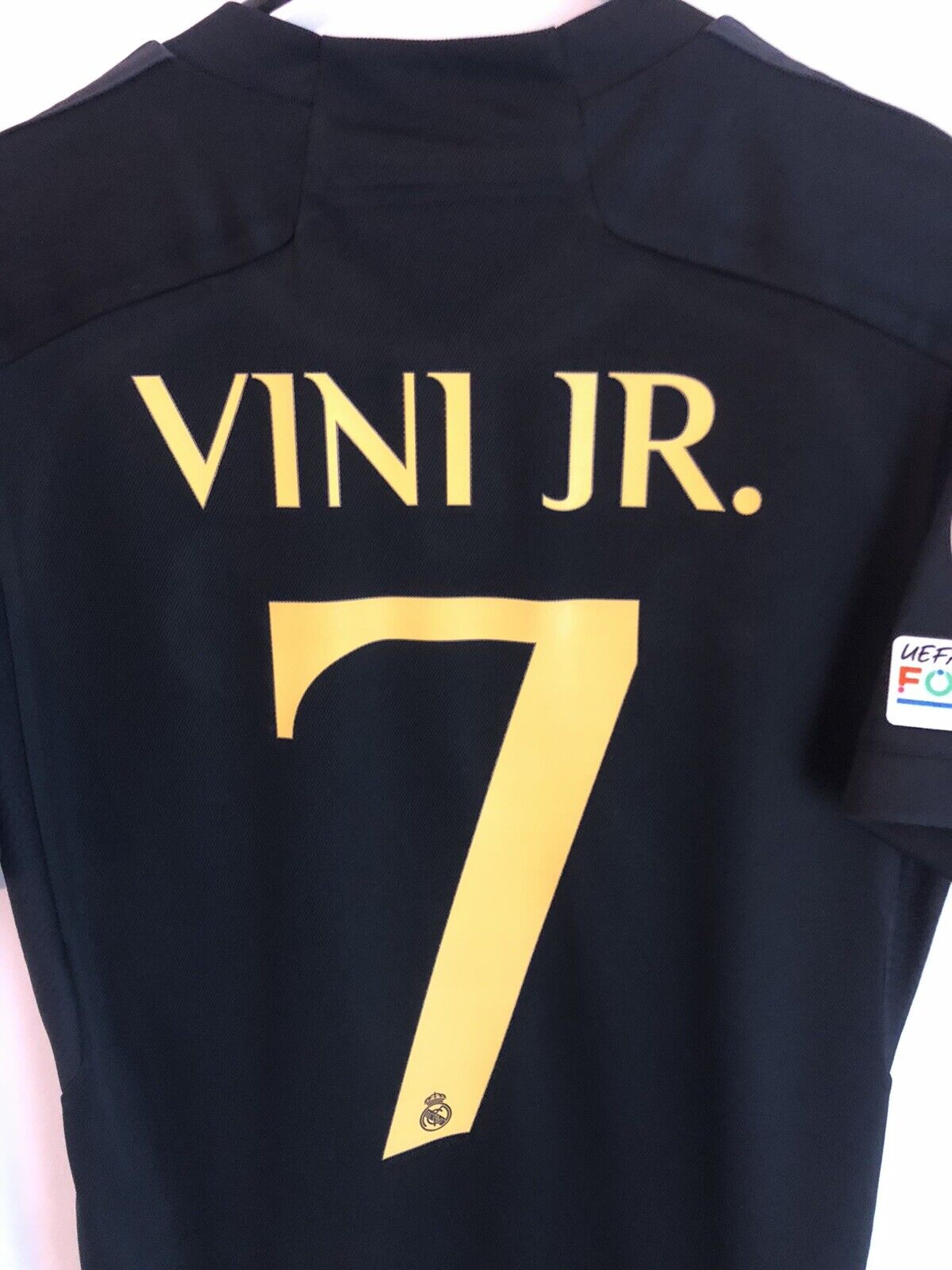 Vini Jr #7 Real Madrid 2023/24 3rd Small Cl Shirt Excellent Condition IN9846